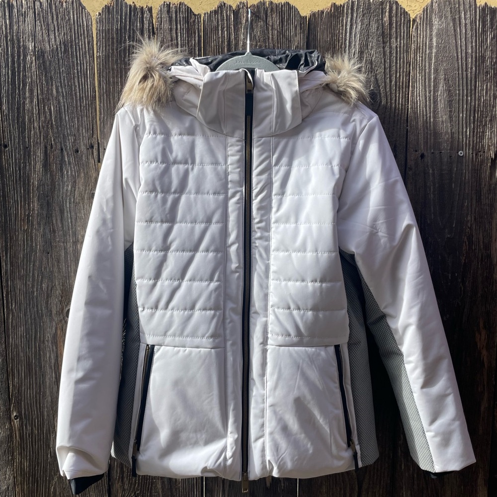 Body Glove White Snow Jacket with Fur Hood